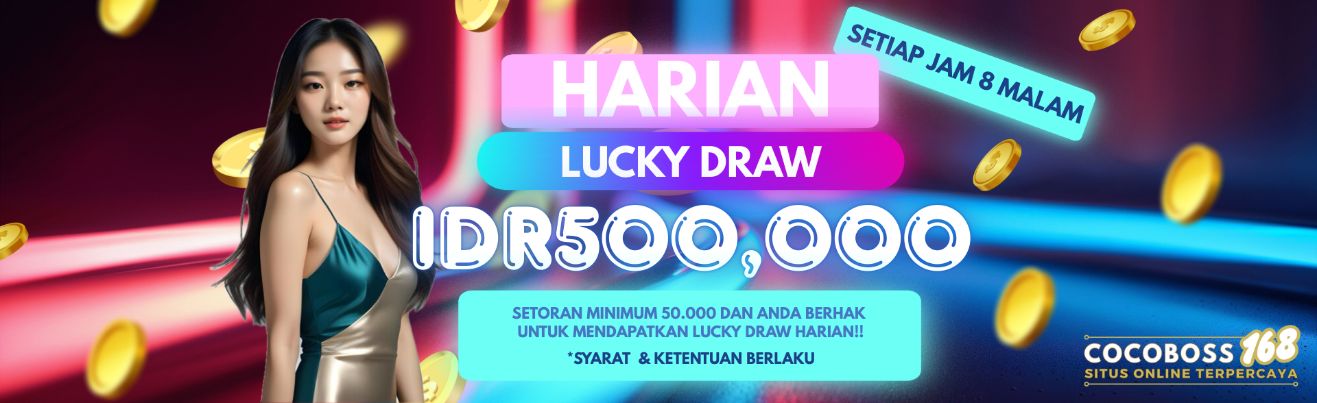 Daily Lucky Draw IDR500,000