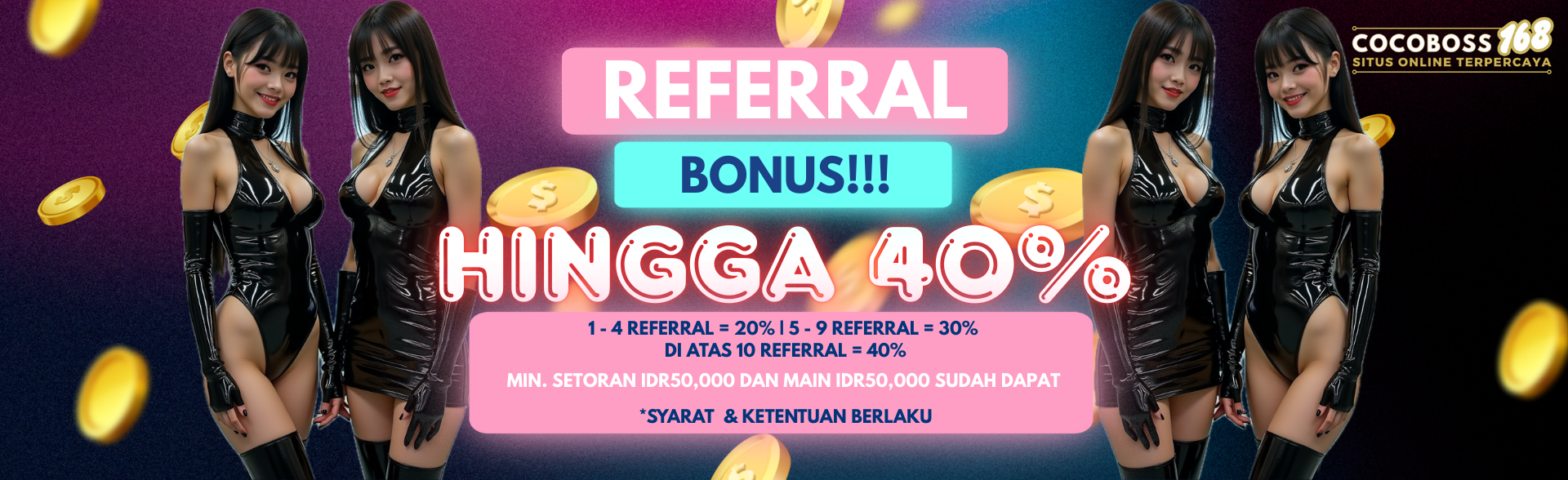 BONUS REFERRAL HINGGA 40%